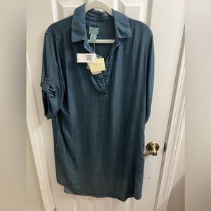 Women’s Denim Style Tunic Dress